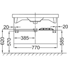 Тумба белый глянец 77 см Jacob Delafon Odeon Up EB894-G1C