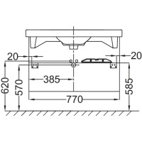 Тумба темно-синий глянец 77 см Jacob Delafon Odeon Up EB894-G98