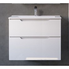 Тумба под раковину Jorno Slide 65 Sli.01.65/P/W подвесная Белая