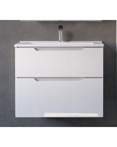 Тумба под раковину Jorno Slide 65 Sli.01.65/P/W подвесная Белая