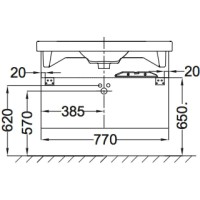 Тумба ледяной коричневый глянец 77 см Jacob Delafon Odeon Up EB895-N23