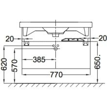 Тумба дуб шампань 77 см Jacob Delafon Odeon Up EB895-E19