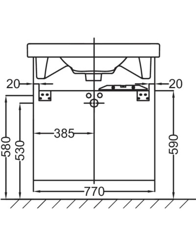 Тумба оливковый матовый 77 см Jacob Delafon Odeon Up EB993-M47