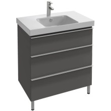 Тумба серый антрацит глянец 77 см Jacob Delafon Odeon Up EB993-442