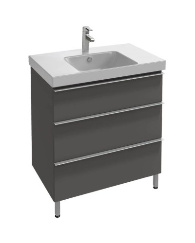 Тумба серый антрацит глянец 77 см Jacob Delafon Odeon Up EB993-442