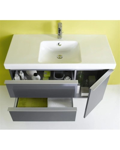 Тумба серый антрацит глянец 102 см Jacob Delafon Odeon Up EB891-442