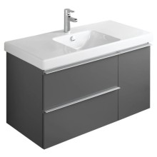 Тумба серый антрацит глянец 102 см Jacob Delafon Odeon Up EB891-442