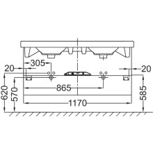 Тумба белый глянец 117 см Jacob Delafon Odeon Up EB887-G1C