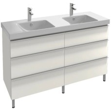 Тумба белый глянец 136,6 см Jacob Delafon Odeon Up EB996-G1C