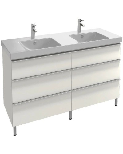 Тумба белый глянец 136,6 см Jacob Delafon Odeon Up EB996-G1C