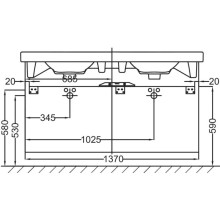 Тумба оливковый глянец 136,6 см Jacob Delafon Odeon Up EB996-G95