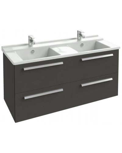 Тумба серый антрацит 117 см Jacob Delafon Struktura EB1279-N14