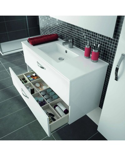 Тумба белый глянец 99,7 см Jacob Delafon Ola EB392RU-J5