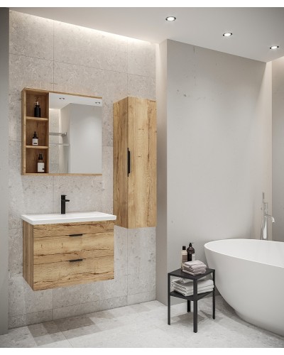 Тумба под раковину Grossman Форта 70 107003 подвесная Дуб галифакс