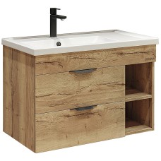 Тумба под раковину Grossman Форта 80 108004 подвесная Дуб галифакс