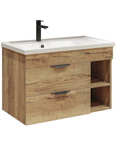 Тумба под раковину Grossman Форта 80 108004 подвесная Дуб галифакс