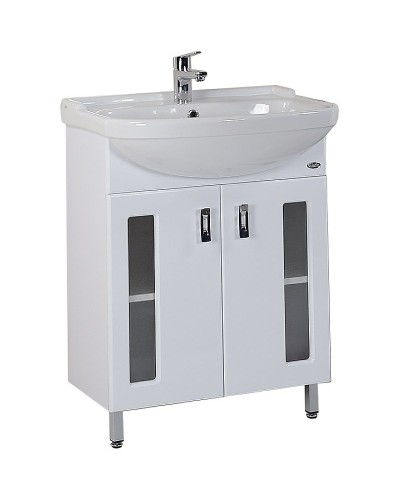 Тумба под раковину Onika Кристалл 65.18 106545 Белая