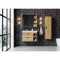 Тумба под раковину Onika Легран 80.13 108047 подвесная Дуб галифакс