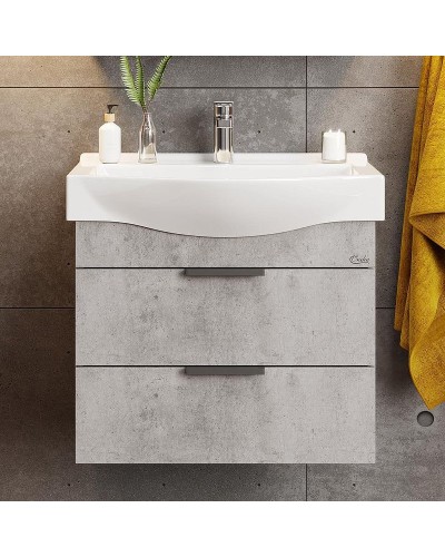 Тумба под раковину Onika Девис 65.13 106546 подвесная Бетон чикаго