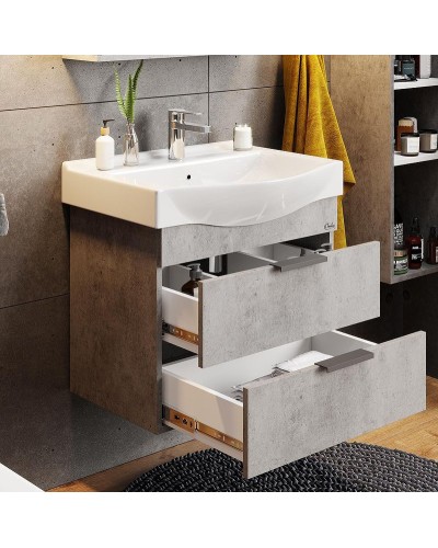 Тумба под раковину Onika Девис 65.13 106546 подвесная Бетон чикаго