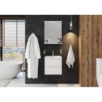 Тумба под раковину Onika Айленд 50.13 105021 подвесная Белая