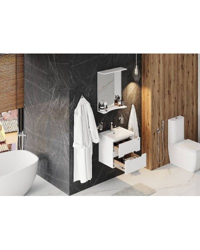 Тумба под раковину Onika Айленд 50.13 105021 подвесная Белая