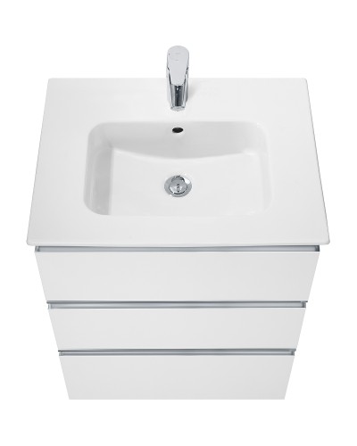 Тумба под раковину Roca The Gap 60 857552806 подвесная Белая глянцевая