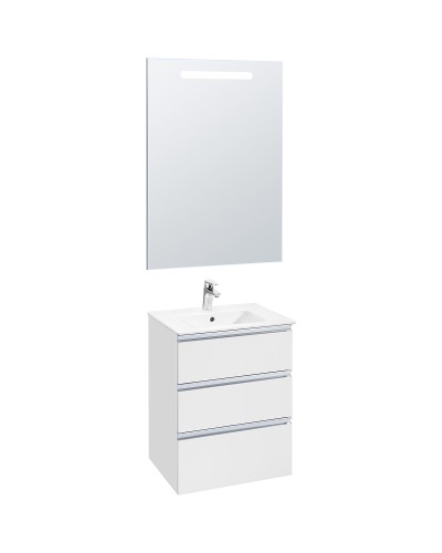 Тумба под раковину Roca The Gap 60 857552806 подвесная Белая глянцевая