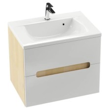 Тумба 80 см береза/белый глянец Ravak SD Classic II L X000000911