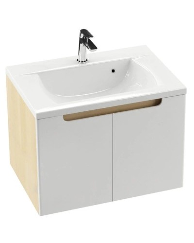 Тумба 80 см береза/белый глянец Ravak SDD Classic X000001094