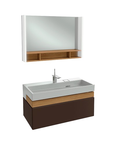 Тумба под раковину Jacob Delafon Terrace 100 EB1187-N23 подвесная Ледяной коричневый
