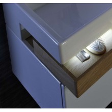 Тумба под раковину Jacob Delafon Terrace 80 EB1186-G1C подвесная Белая глянцевая