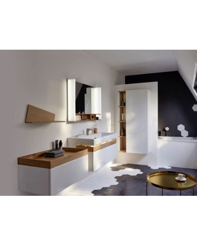 Тумба под раковину Jacob Delafon Terrace 80 EB1186-G1C подвесная Белая глянцевая