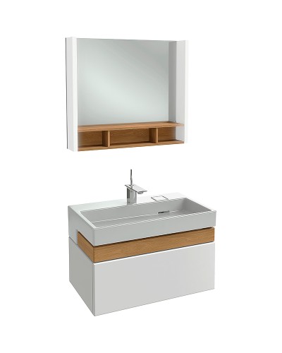 Тумба под раковину Jacob Delafon Terrace 80 EB1186-G1C подвесная Белая глянцевая