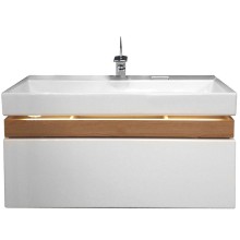 Тумба под раковину Jacob Delafon Terrace 80 EB1186-G1C подвесная Белая глянцевая