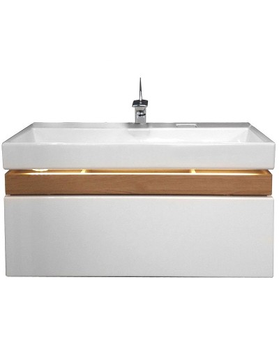 Тумба под раковину Jacob Delafon Terrace 80 EB1186-G1C подвесная Белая глянцевая