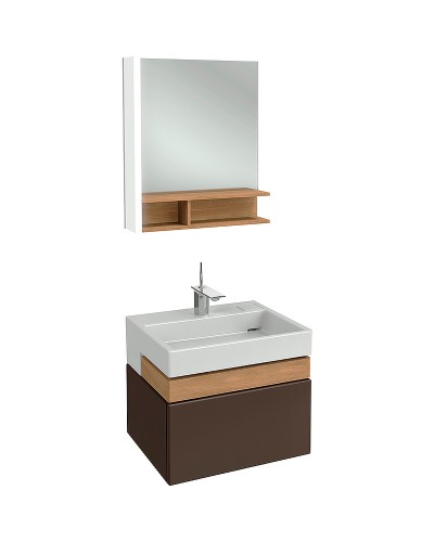 Тумба под раковину Jacob Delafon Terrace 60 EB1185-N23 подвесная Ледяной Коричневый лак