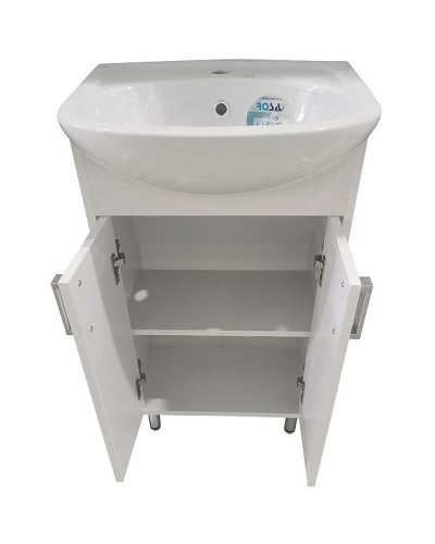 Тумба под раковину Corozo Колор 50 SD-00000696 Красная Белая