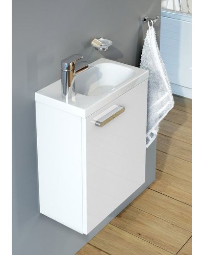 Тумба под раковину Ravak SD Chrome 40 X000000538 подвесная Белая глянцевая без дверцы