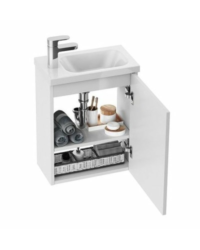 Тумба под раковину Ravak SD Chrome 40 X000000538 подвесная Белая глянцевая без дверцы