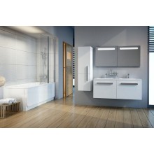 Тумба под раковину Ravak SD Chrome 120 X000000536 подвесная Белая глянцевая