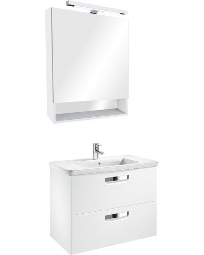 Тумба под раковину Roca The Gap 70 ZRU9302733 подвесная Белая матовая