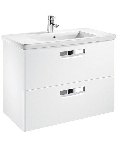 Тумба под раковину Roca The Gap 70 ZRU9302733 подвесная Белая матовая