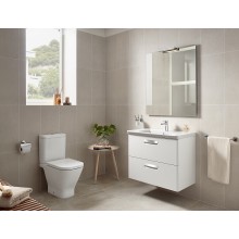 Тумба под раковину Roca The Gap 70 ZRU9302733 подвесная Белая матовая