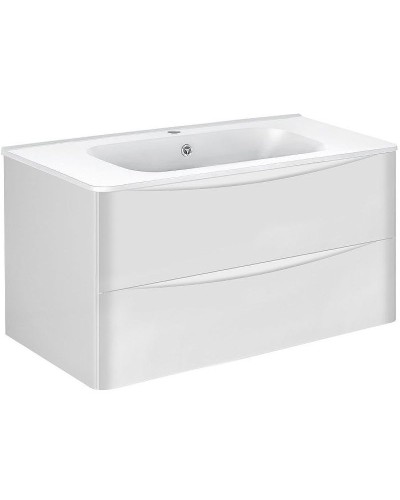 Тумба под раковину Vincea Paola 100 VMC-2P100GW подвесная G.White