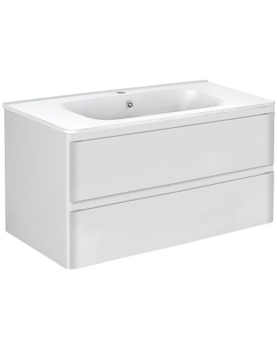 Тумба под раковину Vincea Vico 100 VMC-2V100GW подвесная G.White