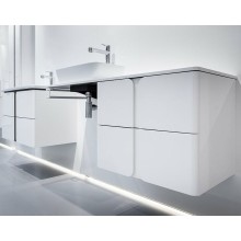 Тумба под раковину Ravak SD Balance 80 X000001369 подвесная Белая Графит