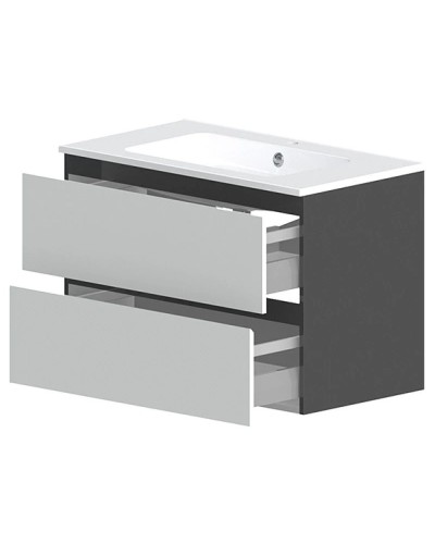 Тумба белый глянец 90 см Astra-Form Альфа 020312