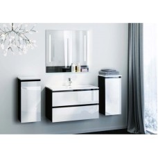 Тумба белый глянец 90 см Astra-Form Альфа 020312