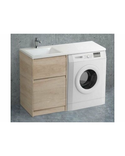 Тумба под раковину BelBagno Kraft 120 KRAFT-LVD-580/1200-2C-PIA-RNN Rovere Nebrasca Nature